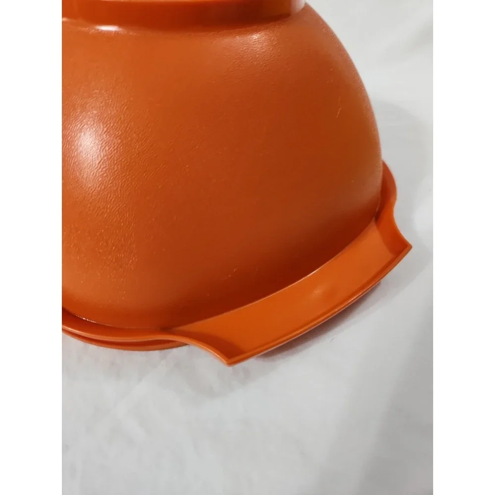 Vintage Tupperware Bowl 838-7 with Lid Orange